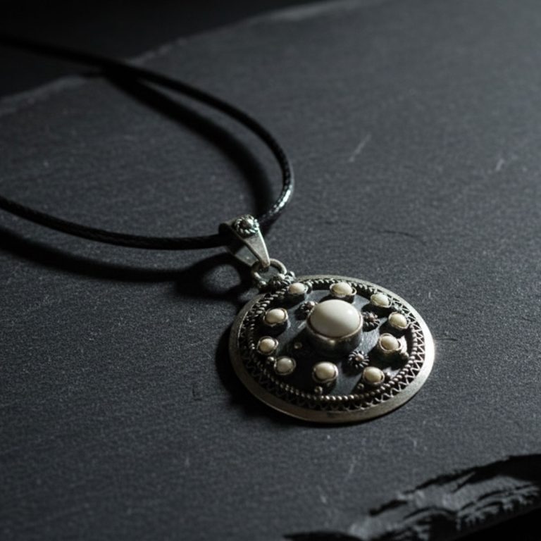 Արծաթե կախազարդ հայկական ագաթով 2.9սմ