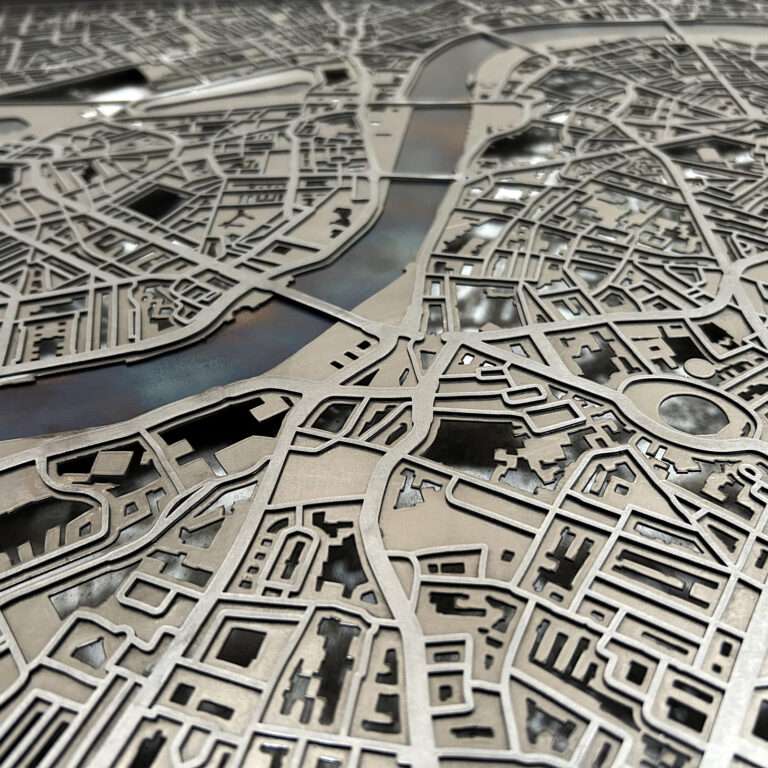 Map Of London 74x73.5cm