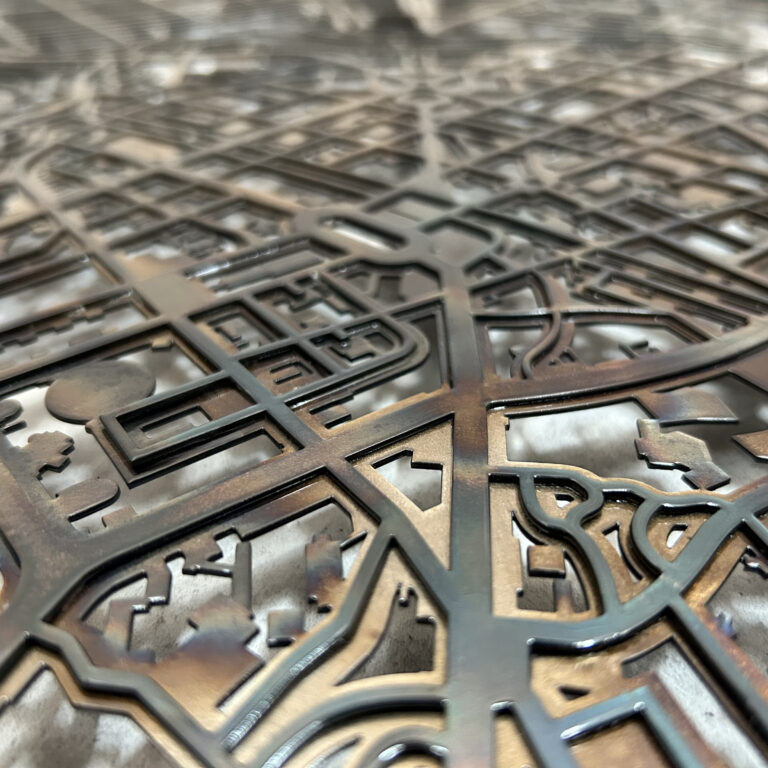 Decor “MAP OF YEREVAN” 74x103cm