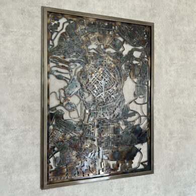 Decor “MAP OF YEREVAN” 74x103cm