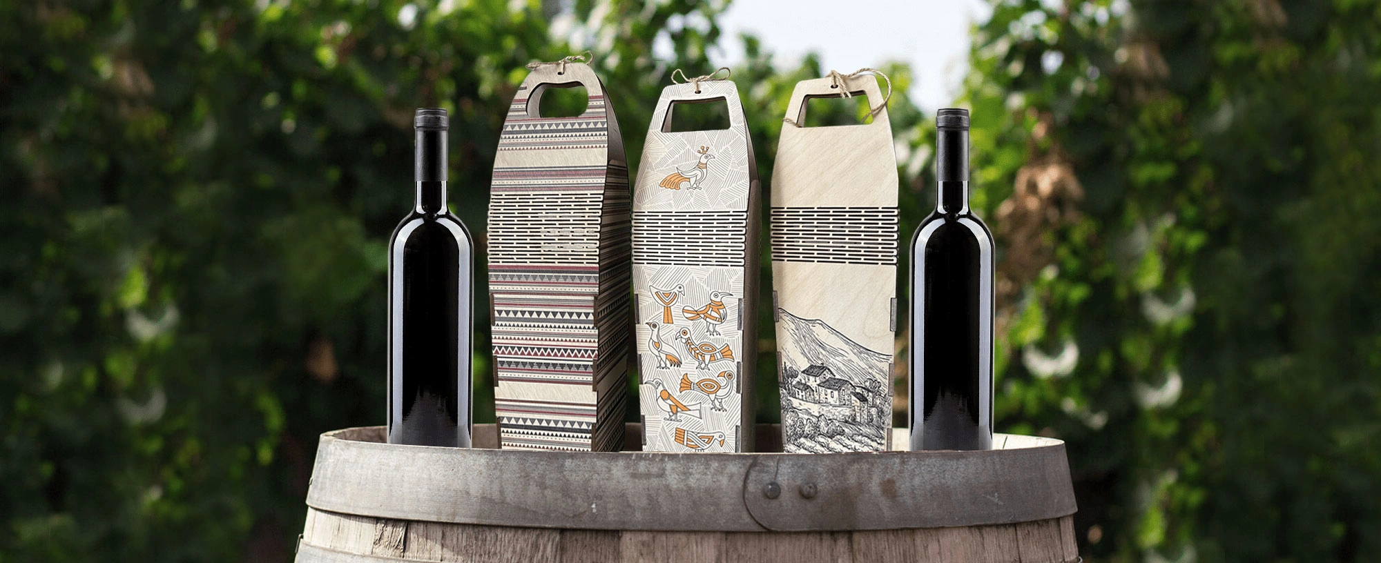 Գինու տուփեր